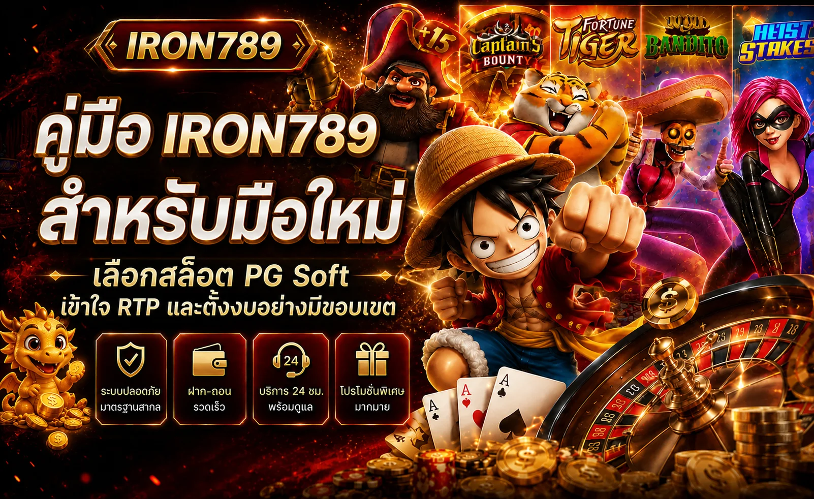 IRON789 คู่มือมือใหม่ เลือกสล็อต PG Soft อย่างเข้าใจ